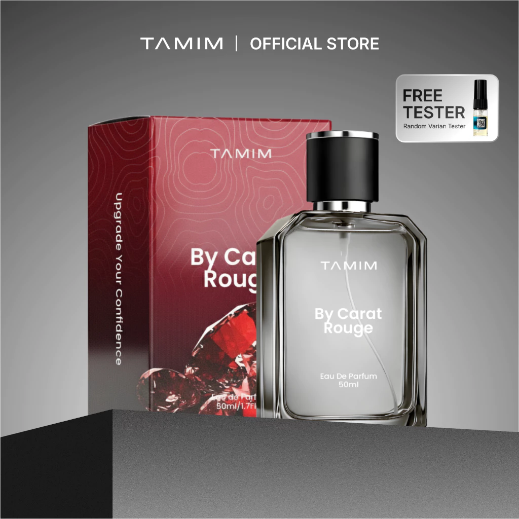 By Carat Rouge - Parfum Unisex Wangi Tahan Lama Aroma Sweet Spicy Woody | Eau de Parfum by Tamim