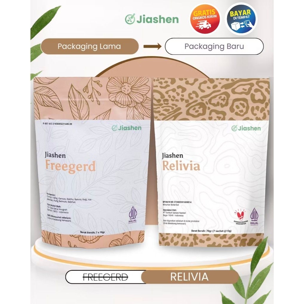Jiashen Freegerd Herbal Cina Untuk Pereda Maag Kembung dan Asam Lambung Original 100%