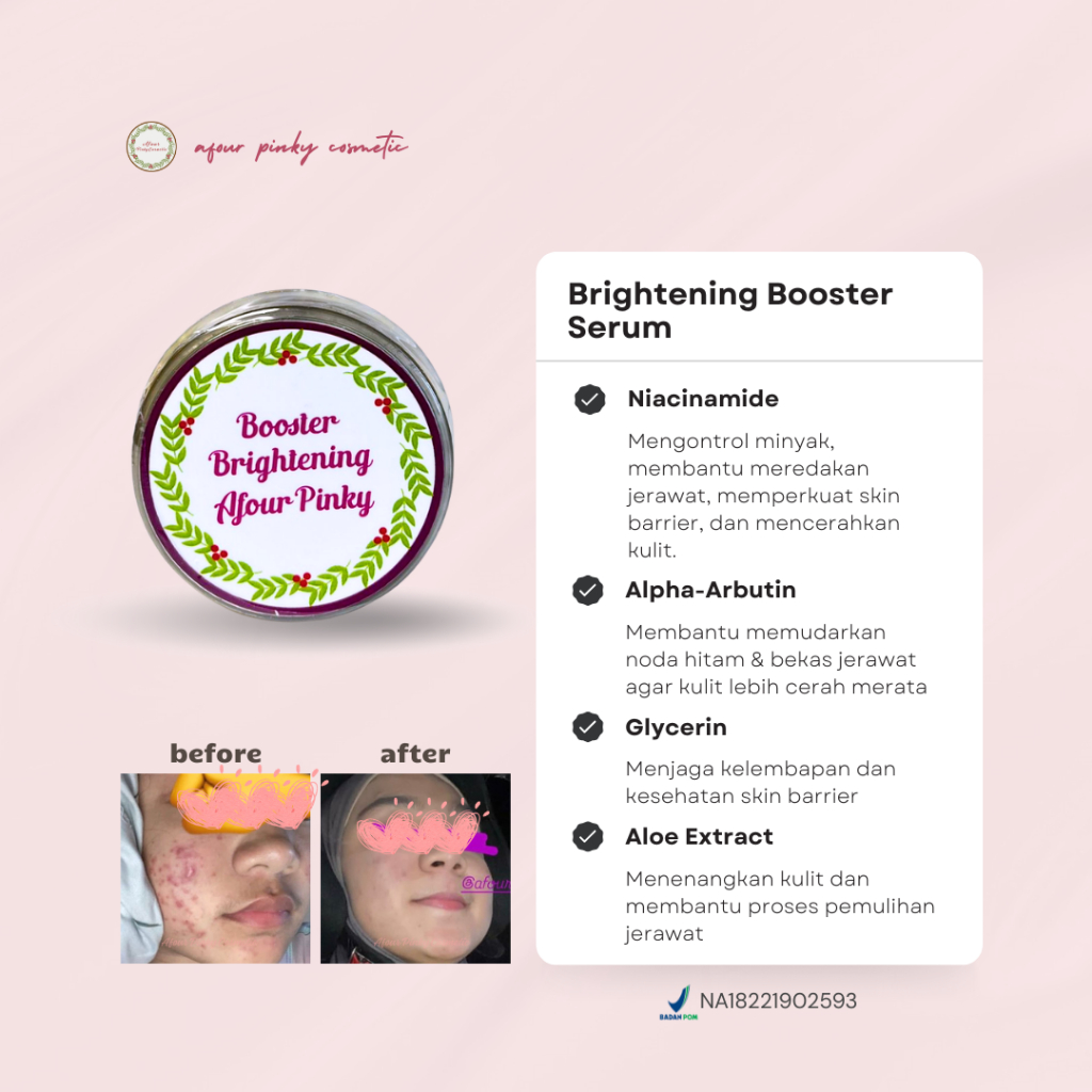 Jual BOOSTER SERUM - AFOURPINKY | Shopee Indonesia