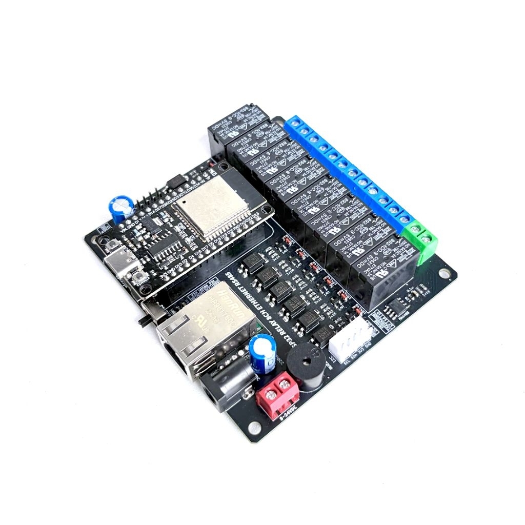 Jual Esp32 Relay 8 Channel Modbus RS485 Ethernet W5500 RJ45 Otomasi ...