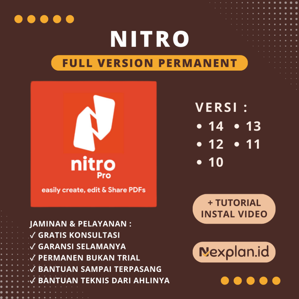 Jual Nitro Pro 14 13 12 11 10 Full Version Lifetime - Software Edit PDF ...