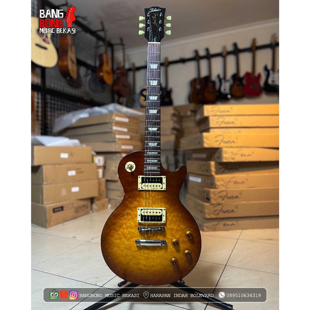 Jual Tokai Guitar ALS-64QZ VF Love Rock Second CN18070033 Second
