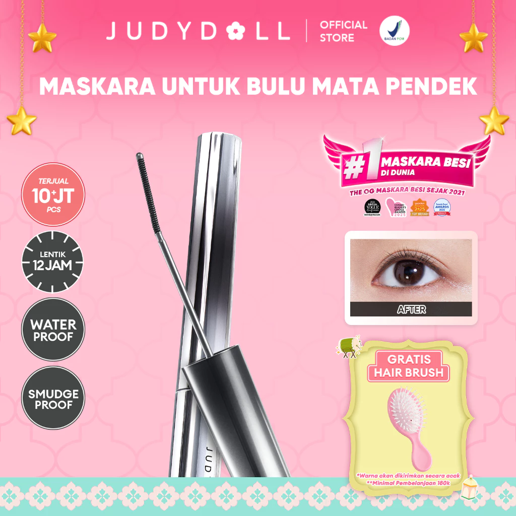 Pratinjau Judydoll Iron Mascara Fine Curling