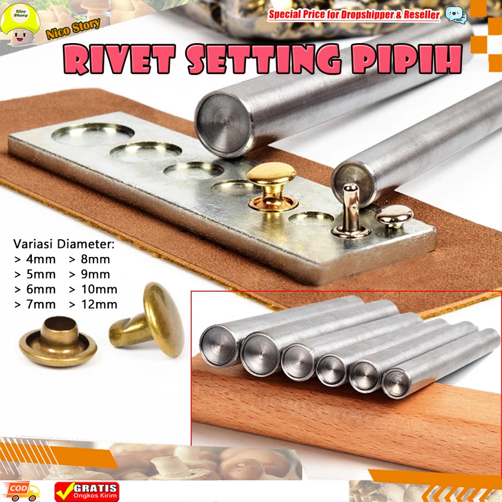 Jual (NCS) Rivet Setting PIPIH Alat Pasang Pemukul Pukul Paku Keling ...