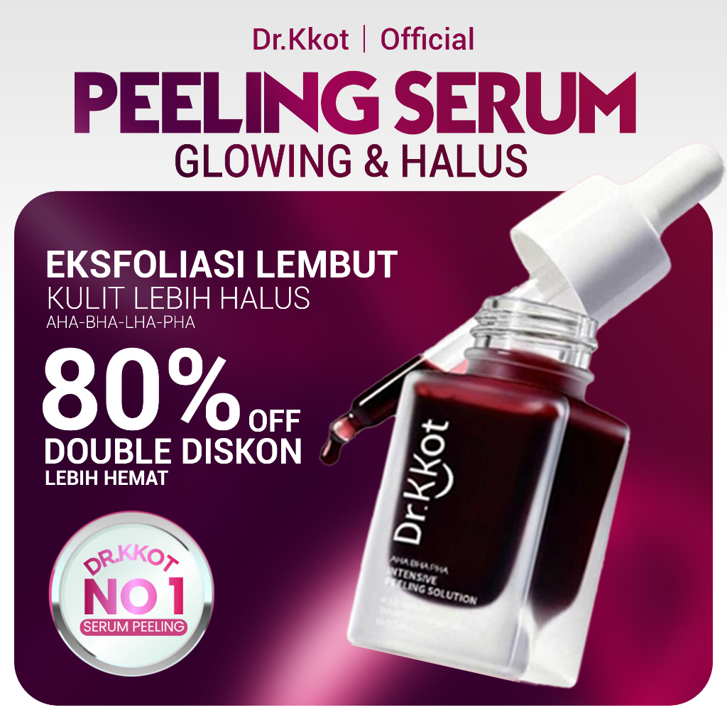 Dr.KKot Peeling Solution 20ML Eksfoliasi Kulit Cerah
