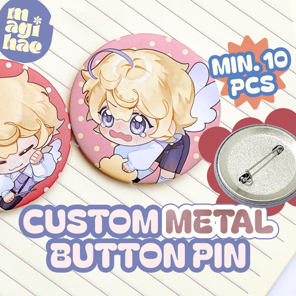 Jual Custom Metal Button Pin 32mm 44mm Premium | Custom Bros Peniti ...