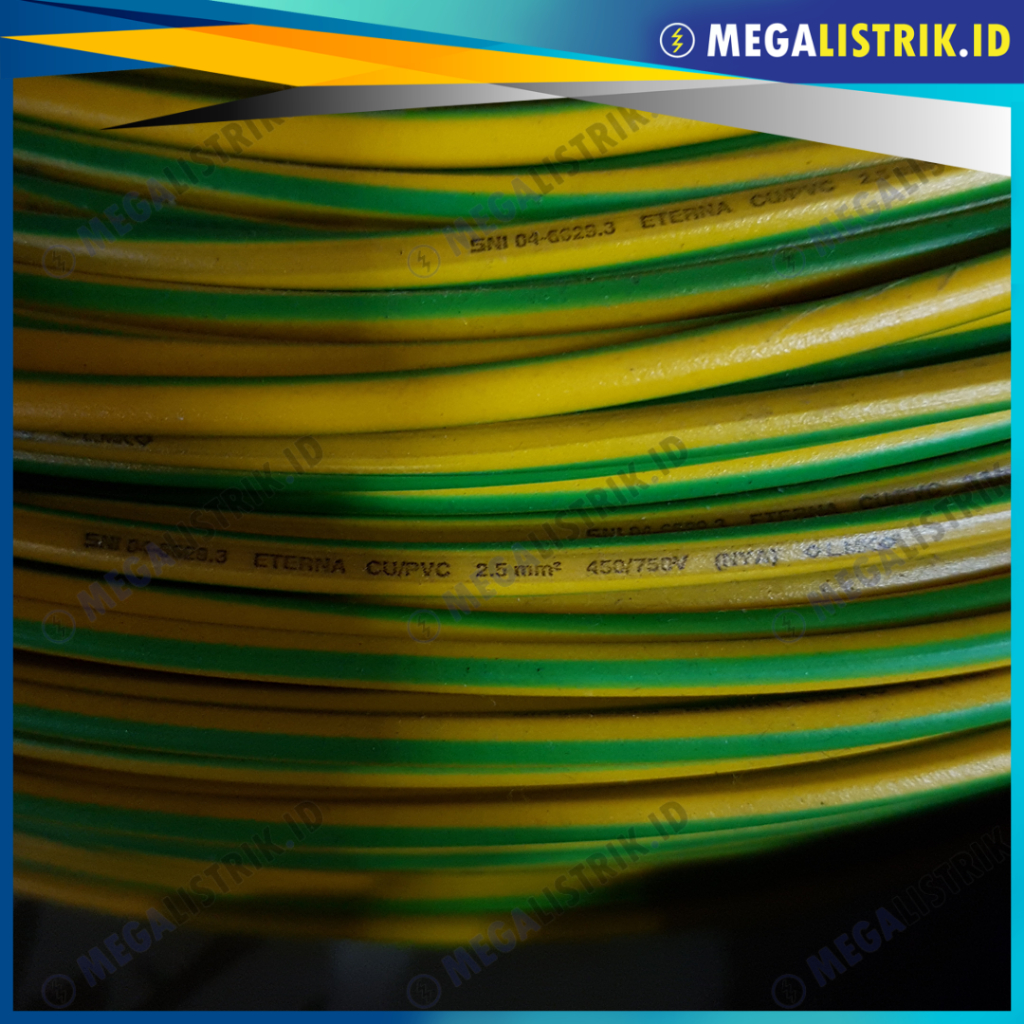 Jual ETERNA KABEL NYA 1 X 2.5 MM² ( METERAN ) / KABEL LISTRIK KAWAT 2 ...