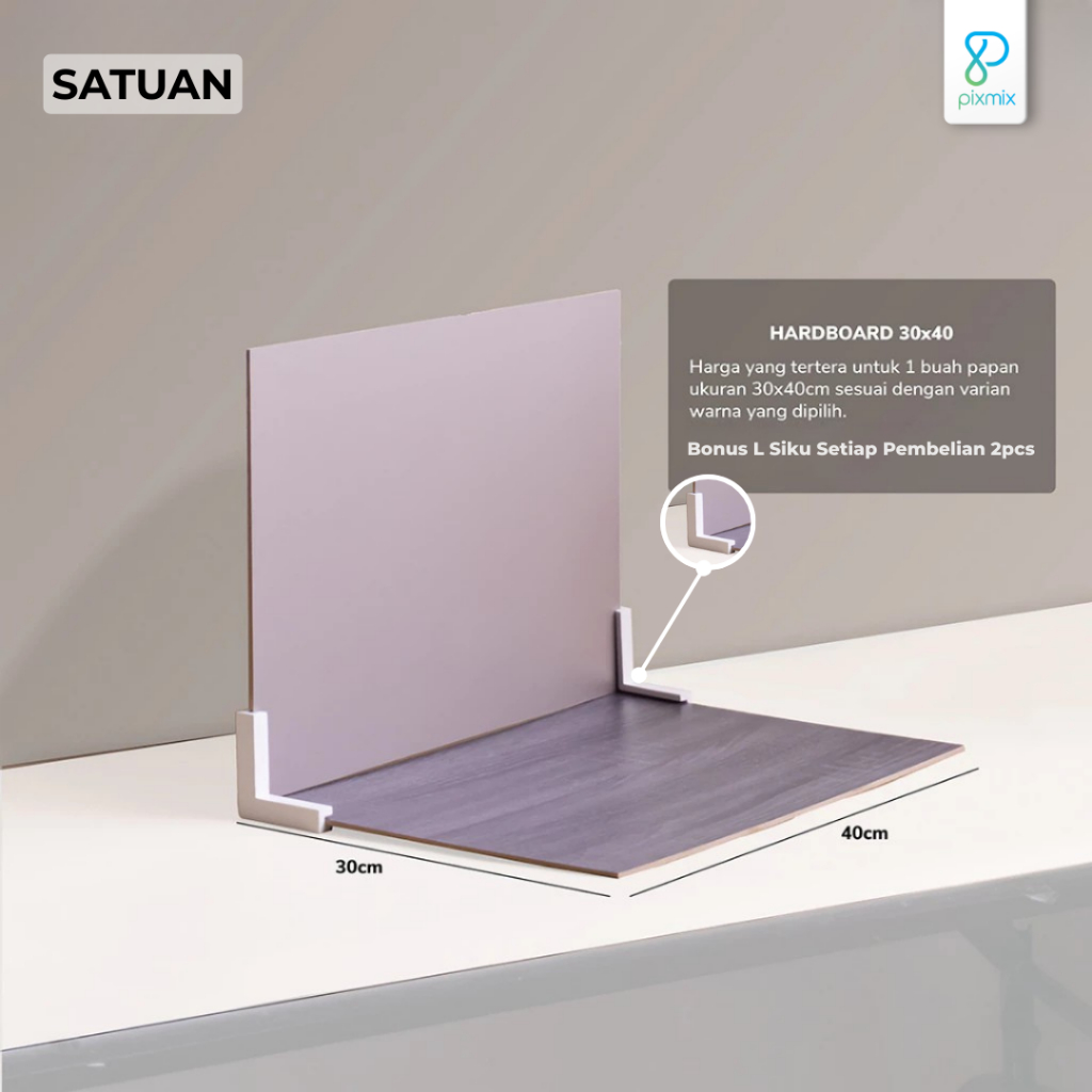 Jual Background Foto Produk / Alas Foto Konten / Hardboard Pixmix 30 x ...