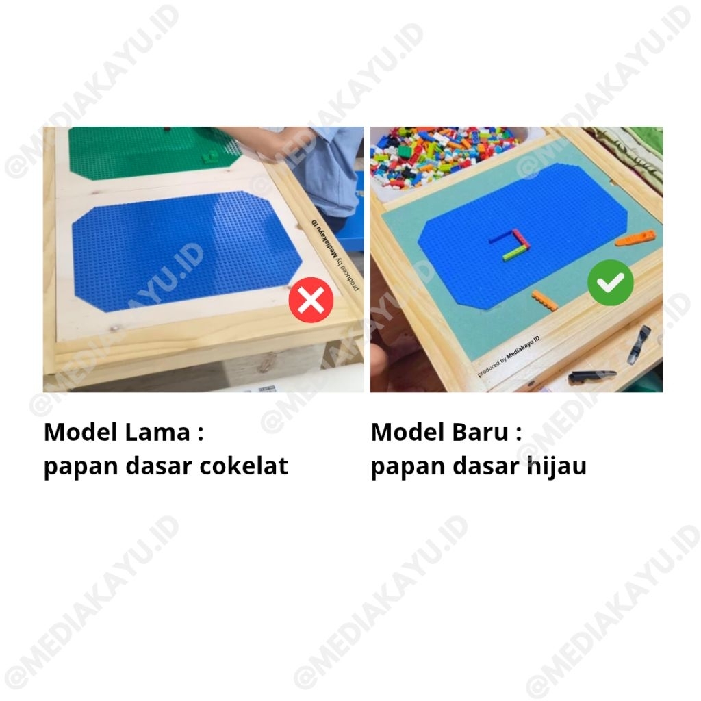 Jual Mediakayu - Rimuru papan lego montessori | Shopee Indonesia
