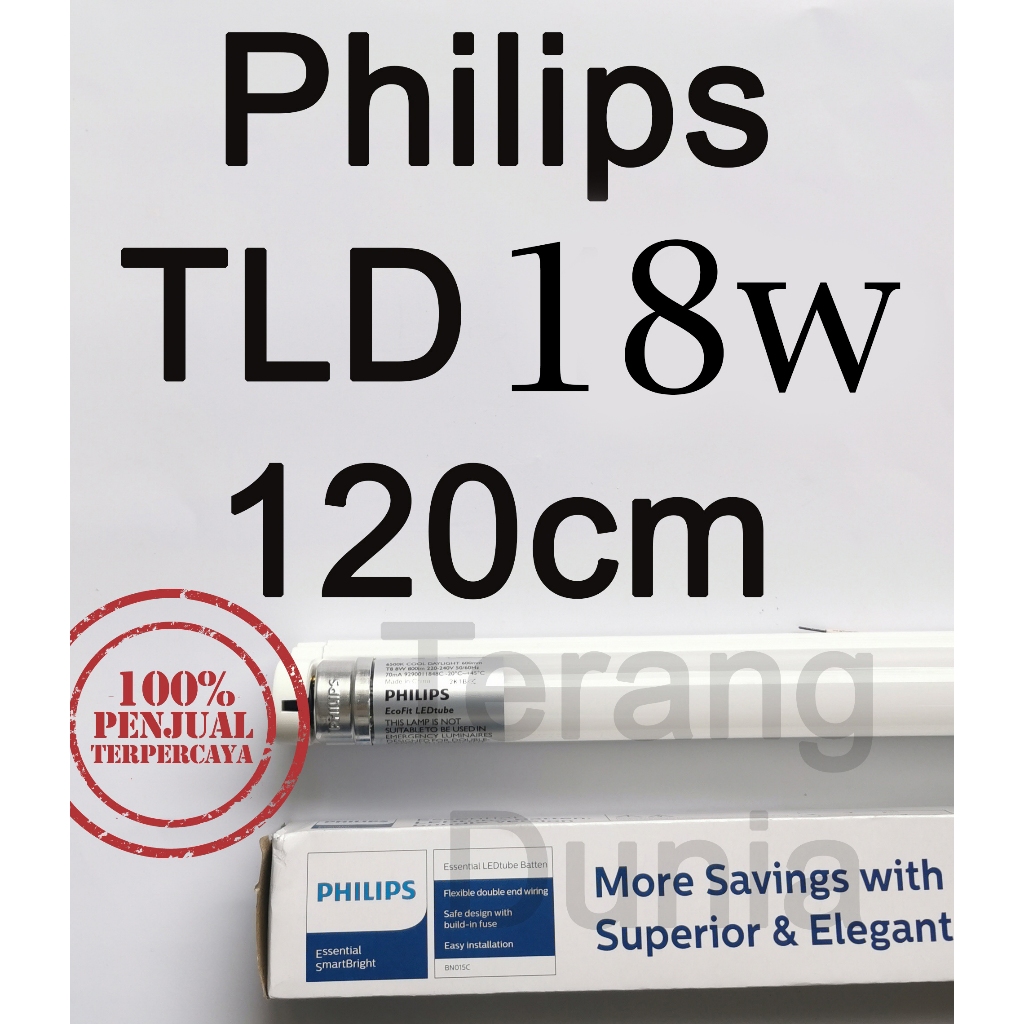 Jual Lampu Neon Philips 18w Lampu Neon LED Philips 18w TL Neon Philips ...