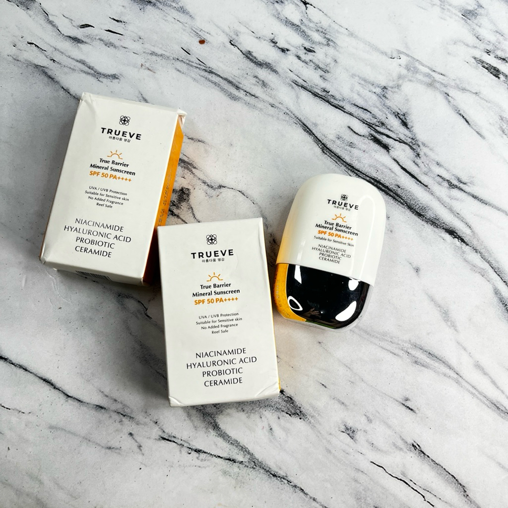 Jual Trueve True Barrier Mineral Sunscreen SPF 50 PA++++ 30gr | Shopee ...