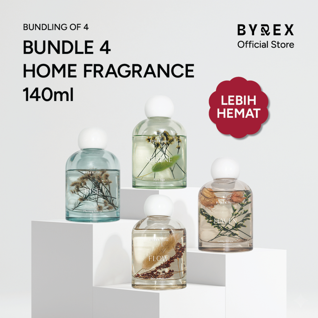 Jual [BUNDLE OF 4] BYREX Reed Diffuser 140ML | Shopee Indonesia