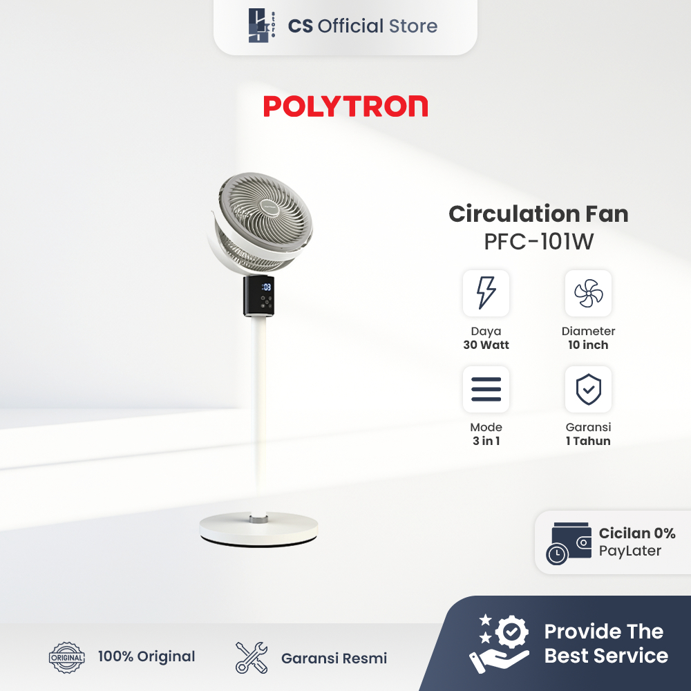 Jual Polytron Circulation Fan Air Circulator Fan Kipas Angin Sirkulasi