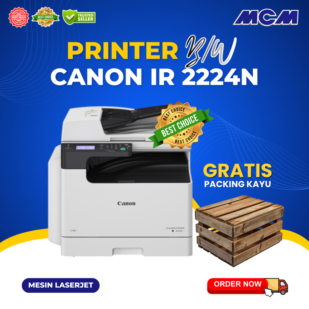 Jual MESIN FOTOCOPY CANON IMAGERUNNER 2224N DADF - GRATIS PACKING KAYU ...