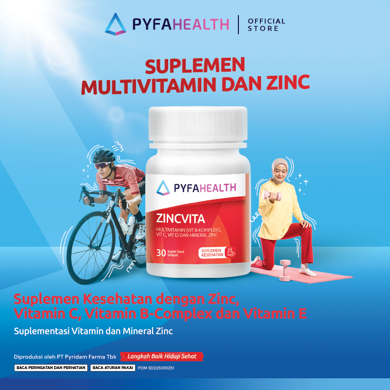 Jual [HALAL BPOM] Pyfahealth ZincVita Multivitamin + Mineral Zinc 30 ...