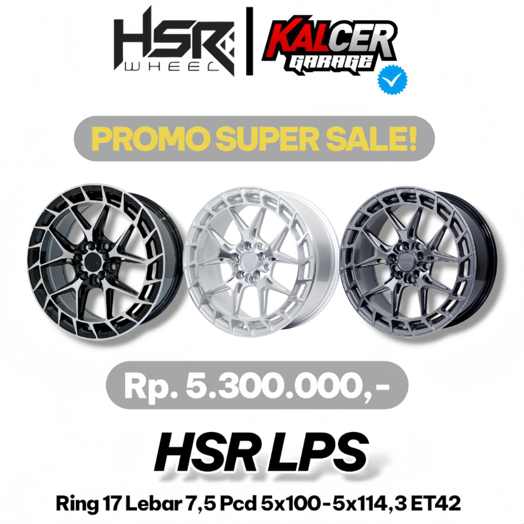 Jual Velg Mobil R17 HSR Lps Pcd 5x100-5x114,3 Untuk Terios New Avanza ...
