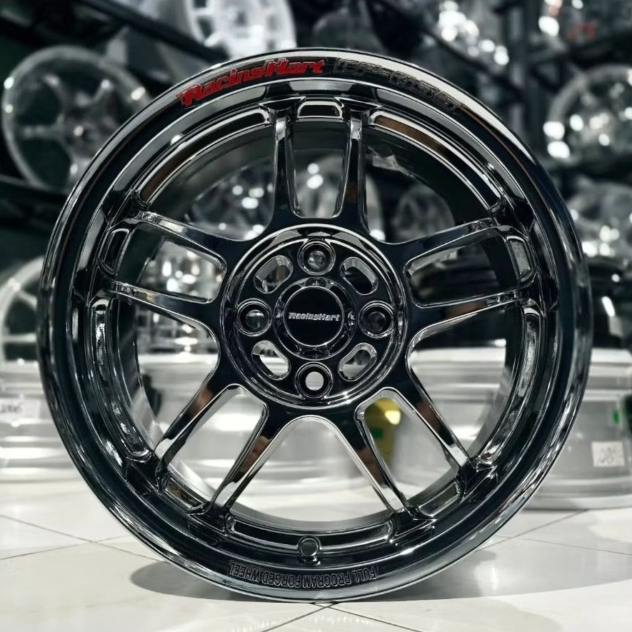 Jual velg racing hart cp035 ring 15 black chrome lebar 6,5 et 41 velg ...