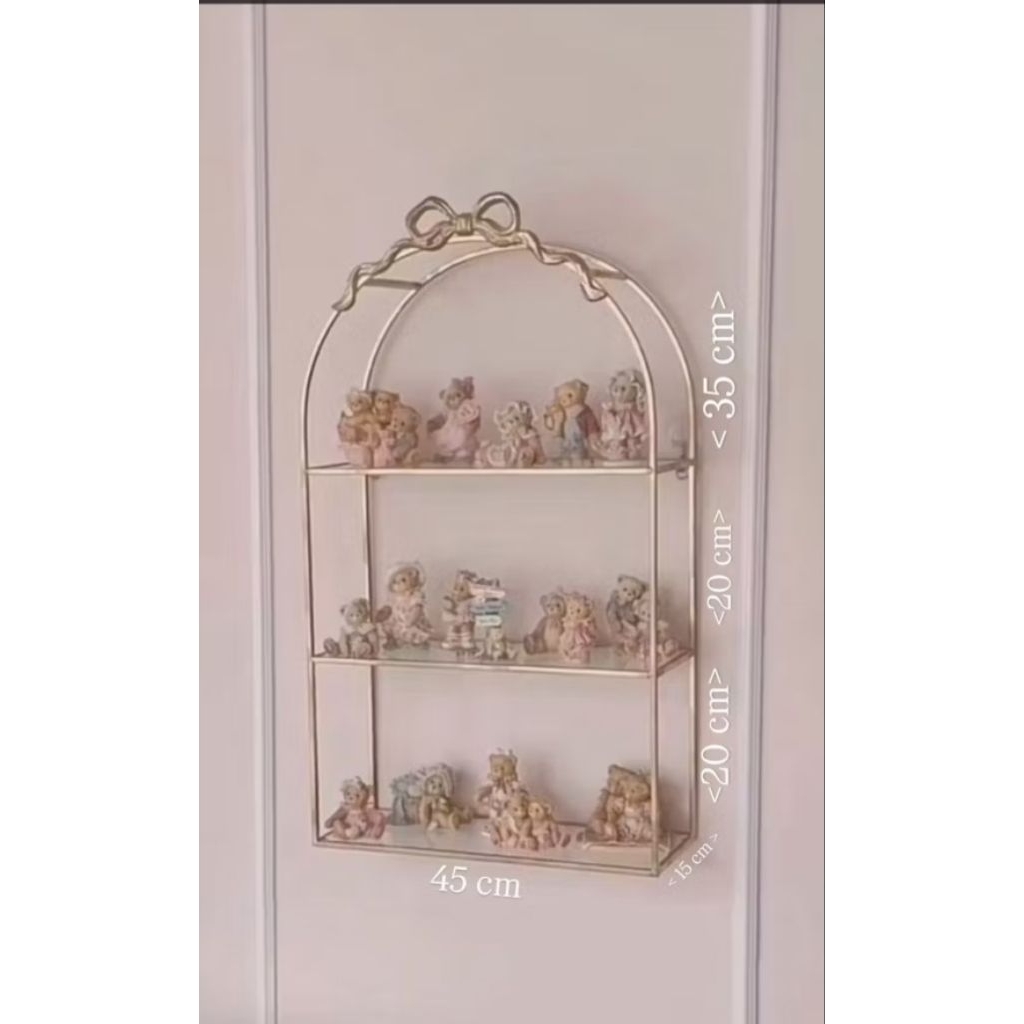 Jual rak display-rak pajangan estetik-rak kaca | Shopee Indonesia