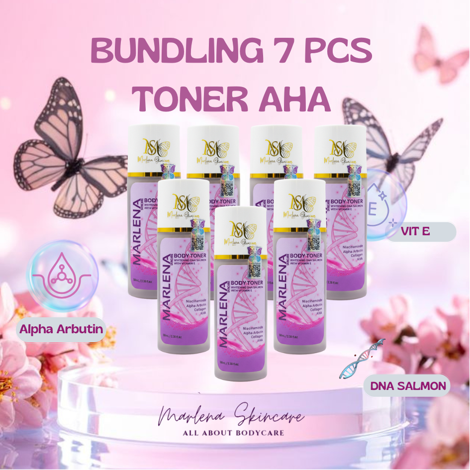 Jual [PAKET USAHA ISI 7 PCS] BODY TONER MARLENA AHA| ORIGINAL TONER ...
