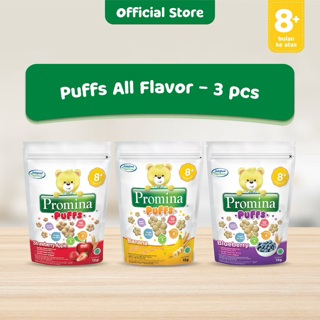 Jual Promina Puffs All Variant 15 g - Ready Makassar | Shopee Indonesia