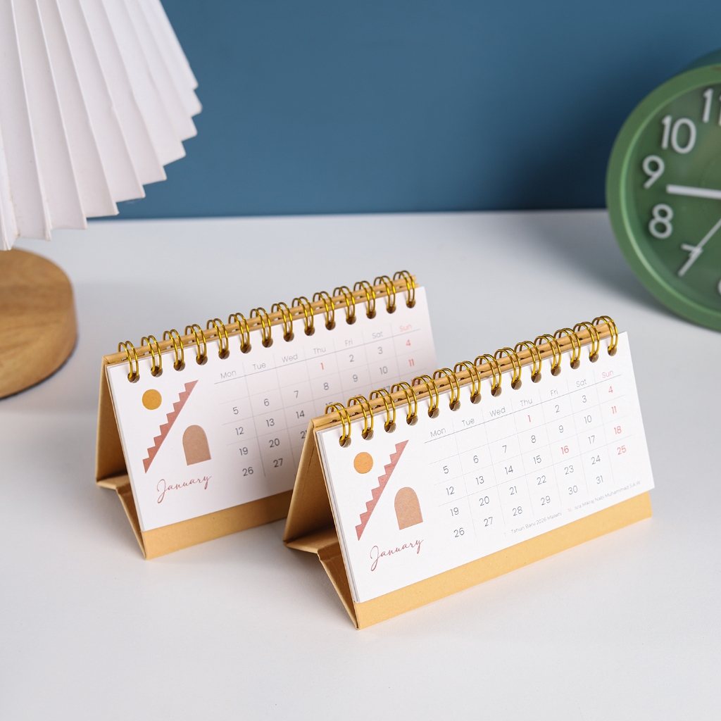 Jual Bukuqu Calendar Short 2026 - Uk 6x12.5 cm - Kalender Meja ...