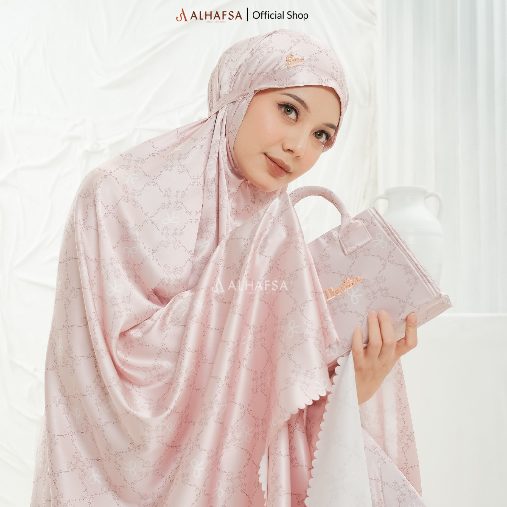 ALHAFSA - Mukena Dewasa 2in1 Silk Azahra Series Armanie