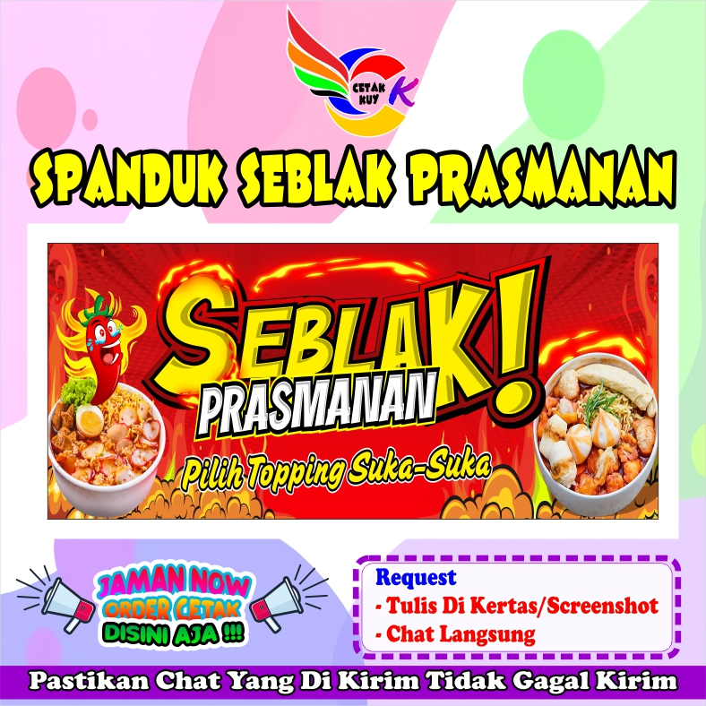 Jual Banner Seblak Prasmanan Terlengkap & Harga Terbaru Mei 2026 ...