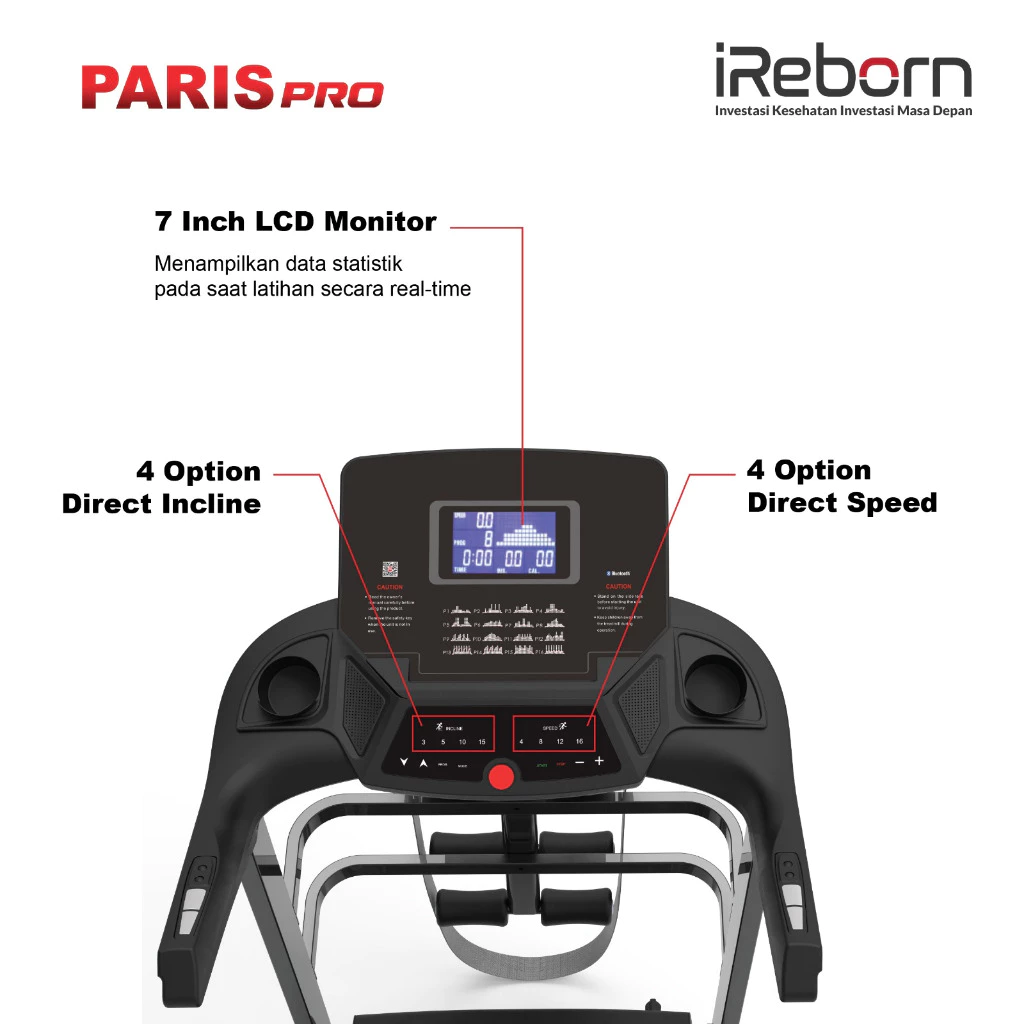 Treadmill iReborn Paris Pro Surabaya