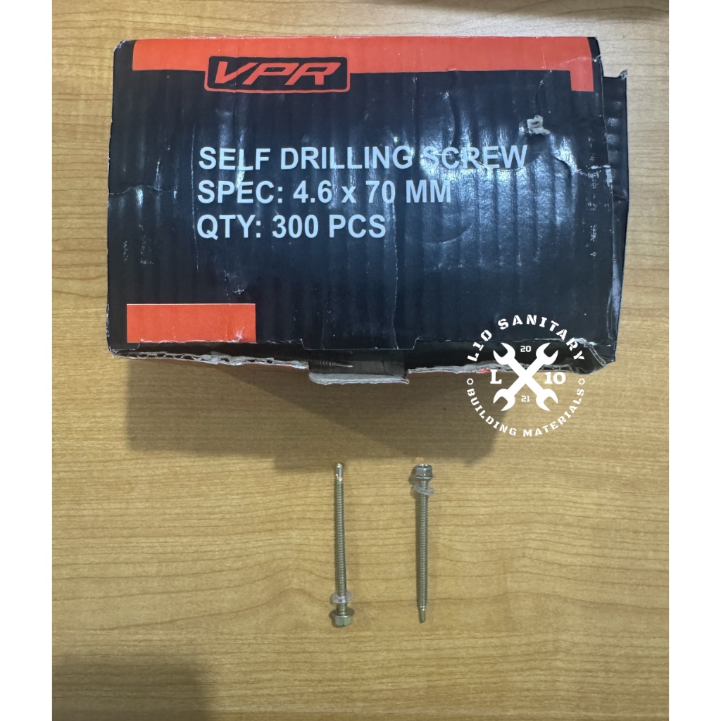 Jual Baut Roofing VPR 70 / Drilling Screw / Baut Ruping 7cm 1 KOTAK ...