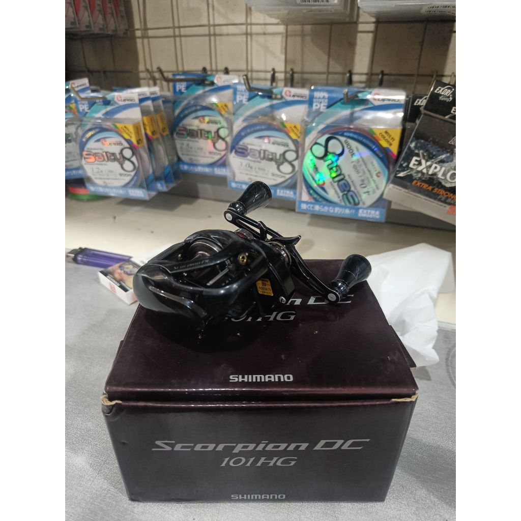 Jual Reel Second Shimano Scorpion Dc 101 HG | Shopee Indonesia