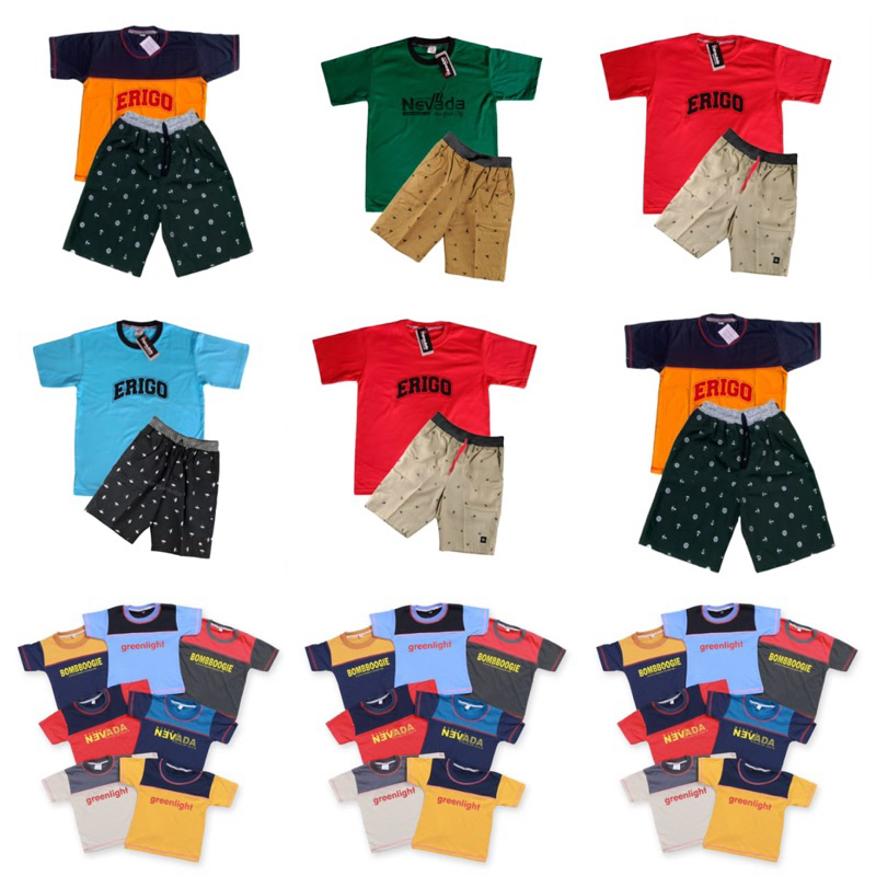 Dapat 10 Pcs Setelan Celana + Kaos Anak / 4 Setel Dan 5 Lembut Nyaman - foto 2