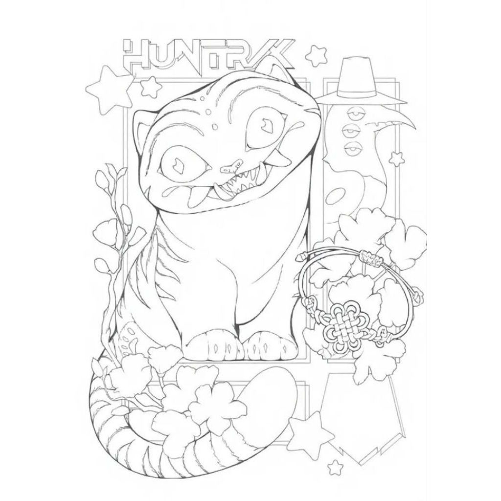 Jual 20hal DERPY KPOP DEMON HUNTER COLORING BOOK BUKU MEWARNAI REMAJA ...
