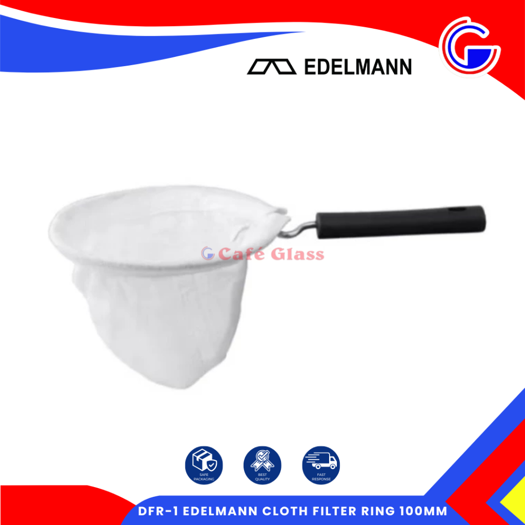 Saringan Kain Kopi Pegangan Stainless - Dfr-1 Edelmann Cloth Filter Ring - Peralatan Bartender