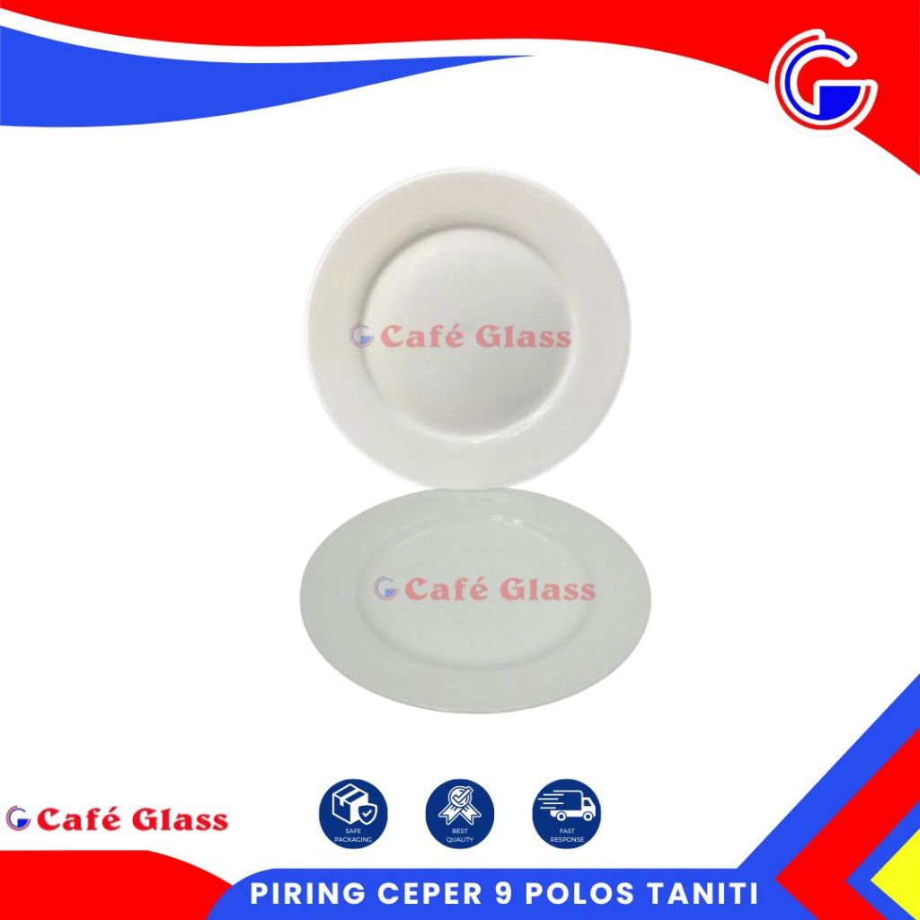 Piring Ceper 9 Taniti / Piring Spagetti Keramik 9 Inch