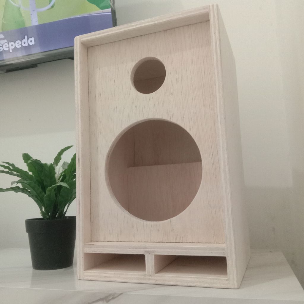 Jual Box Speaker Single 6 inch + Lubang Tweeter 3 inch | Shopee Indonesia