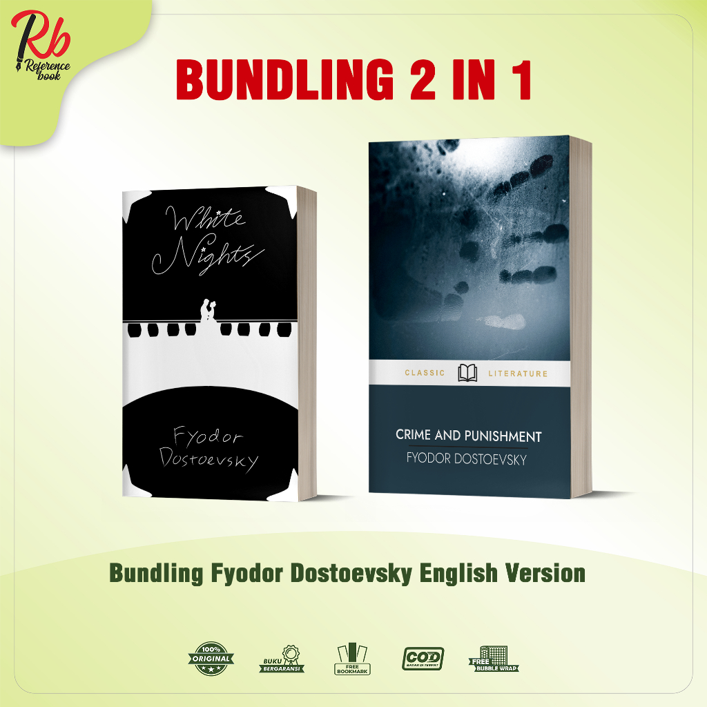 Jual Bundling Buku 2 in 1 White Nights & Crime and Punishment by Fyodor ...