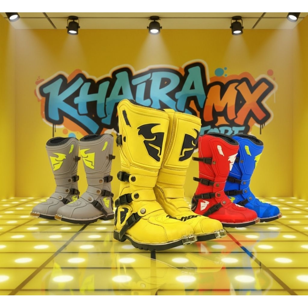 Jual Sepatu Trail Motocross-sepatu trabass-sepatu balap Enduro Thor ...