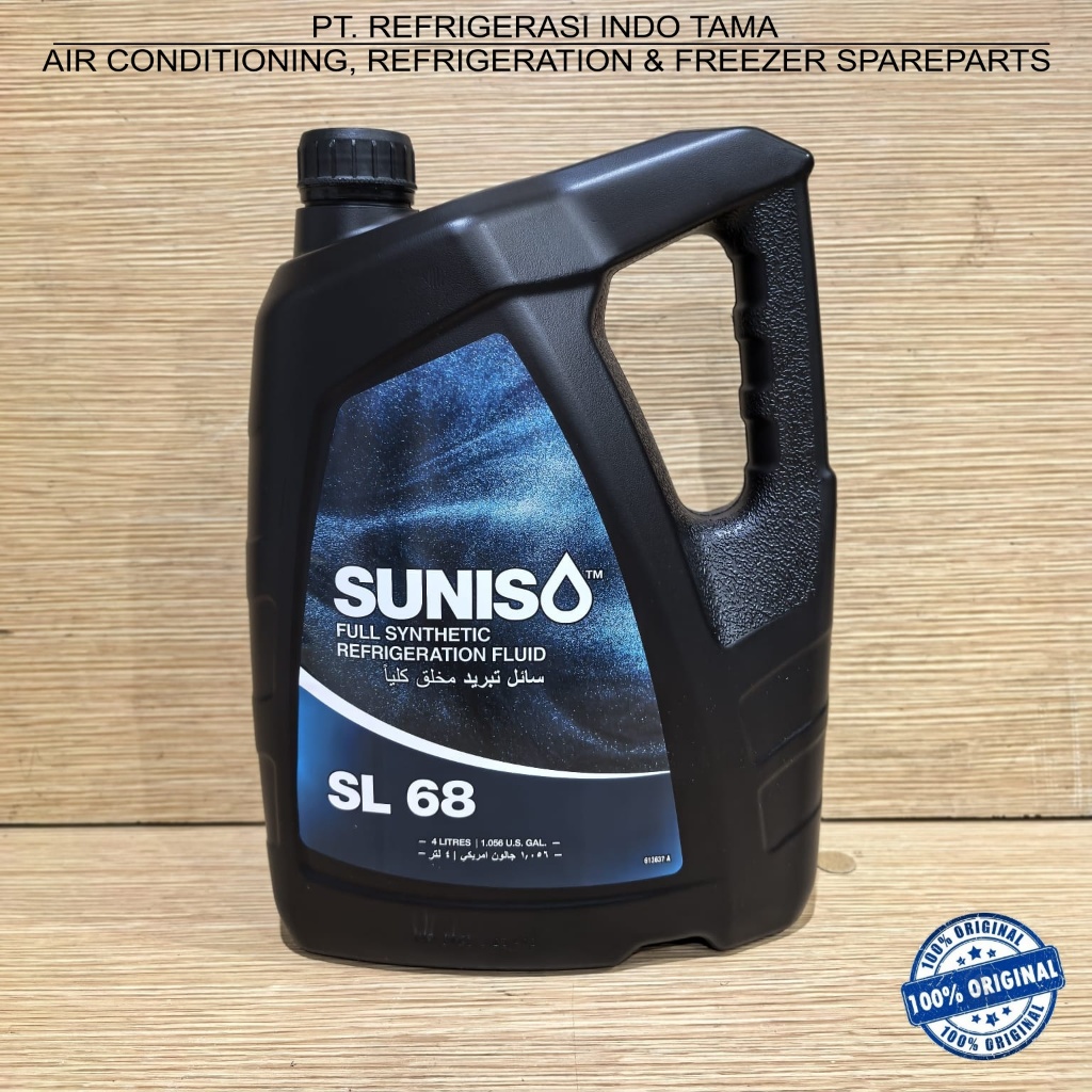Jual Oil Compressor SUNISO SL 68 4L ( Chiller ) - OLI SL68 4 Liter ...