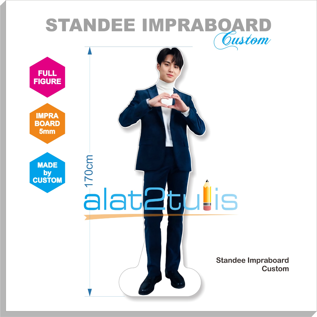 Jual Standee Impraboard Custom Tebal 5mm UV PRINT Full FIGURE Kpop ...