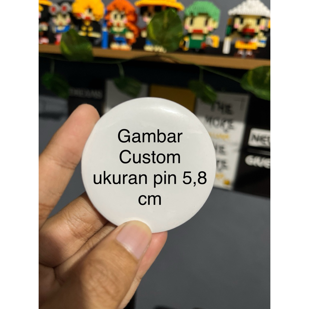 Jual Pin custom ukuran 5,8 cm | Shopee Indonesia