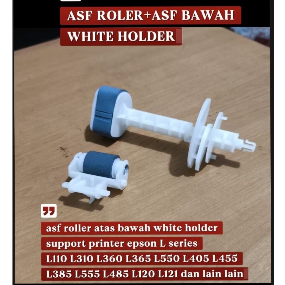 Jual asf roller set atas dan bawah white holder printer epson L110 L120 ...