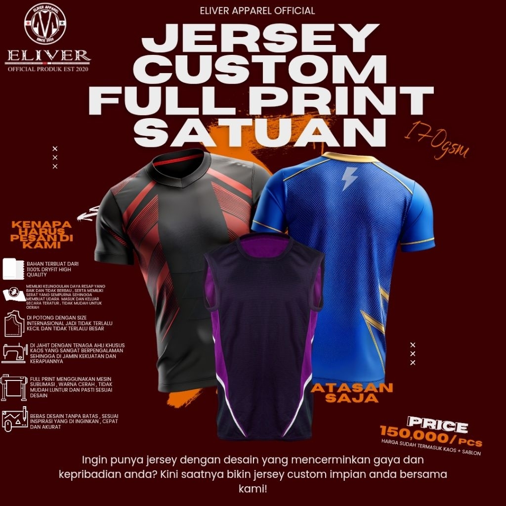 Produk Eliver Apparel | Shopee Indonesia