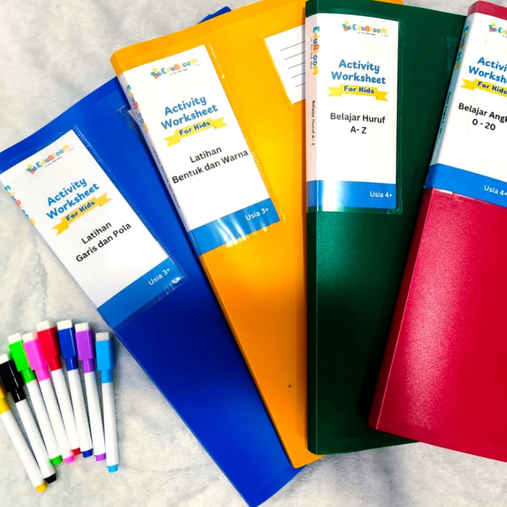 Buku Aktivitas Pertamaku Worksheet - Tracing Garis dan Pola - 3