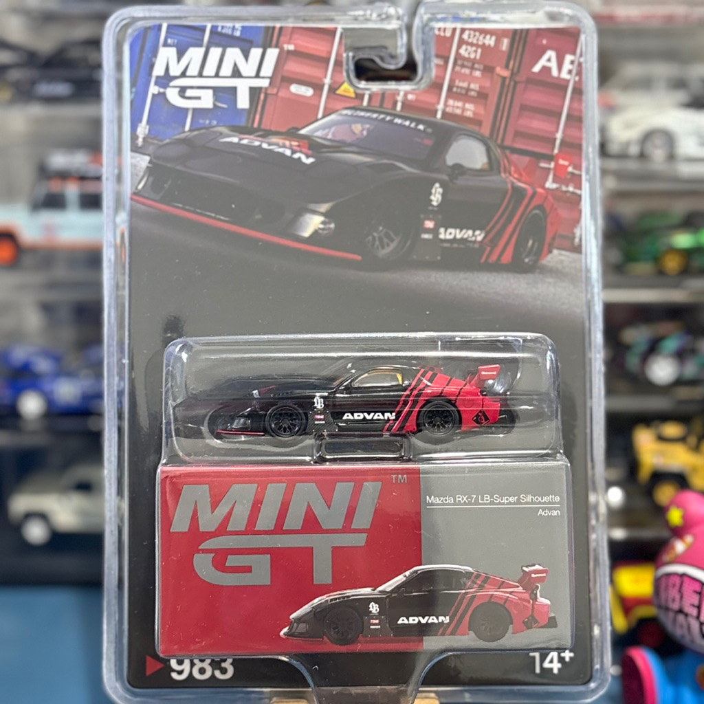 Jual Mini GT 983 - Mazda RX-7 LB-Super Silhouette Advan - Blister Pack ...