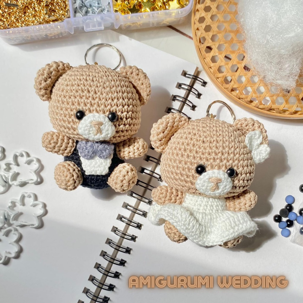Jual Boneka pengantin / Amigurumi wedding/ Amigurumi pengantin ...