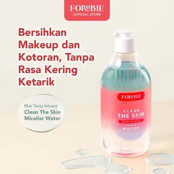 Forebie Clean The Skin Micellar Water Infused With Blue Tansy Pembersih Wajah Lembut Menenangkan