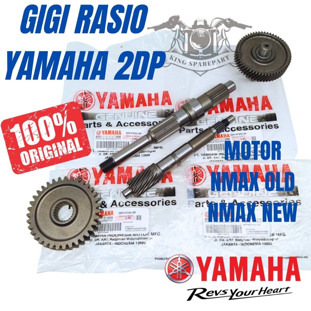 Jual GIGI RASIO YAMAHA KODE 2DP MOTOR NMAX OLD/NEW KUALITAS ASLI ...