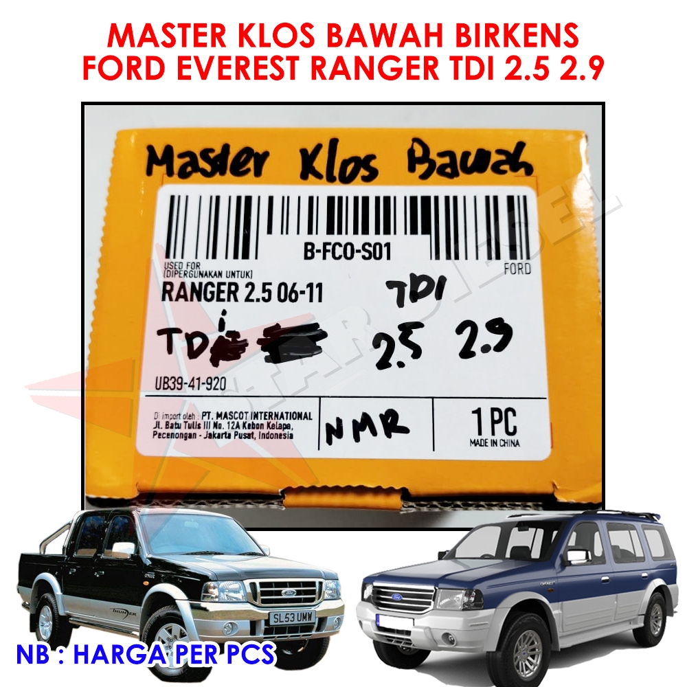 Jual BLOK KLOS BAWAH FORD RANGER EVEREST TDI MASTER KLOS BAWAH BIRKENS ...