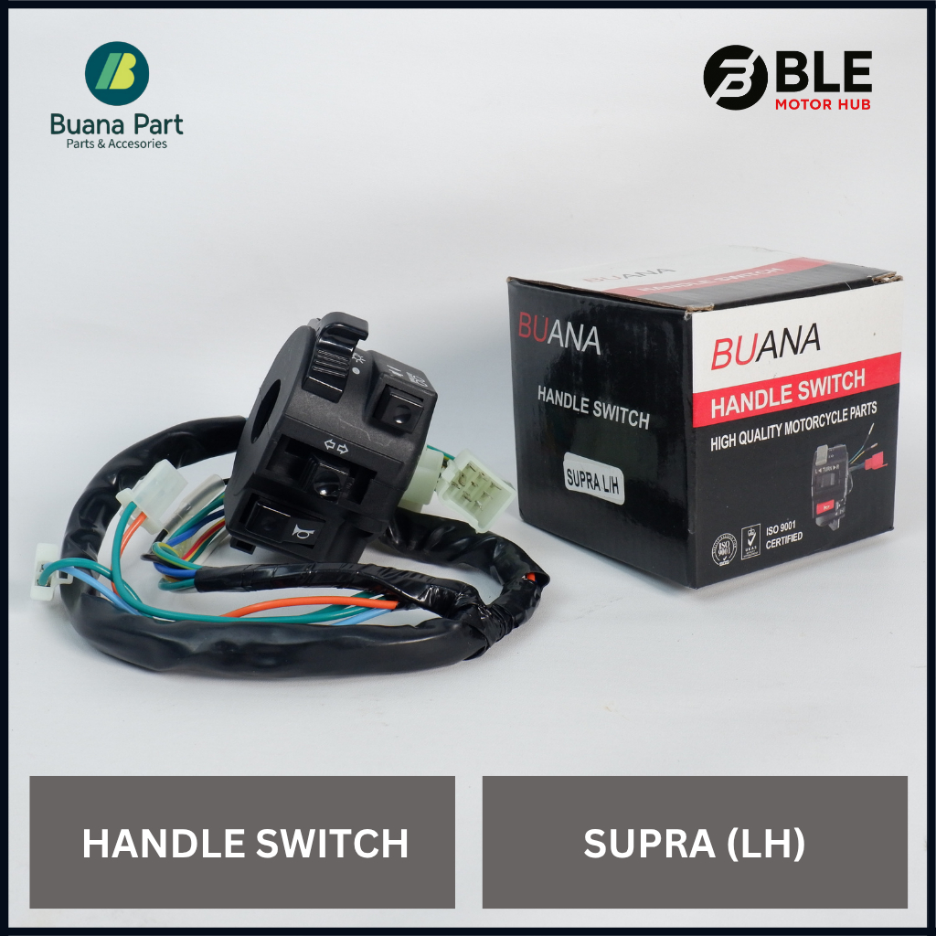 Jual Buana Part Saklar Kiri Supra | Handle Switch | BLE Motor Hub ...