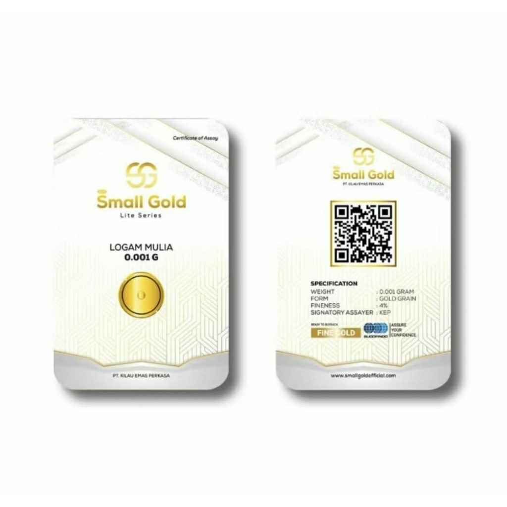 Jual Minigold souvenir emas 0,001 gram small gold Antam | Shopee Indonesia